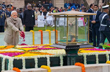 President, PM pay tributes to Mahatma Gandhi at Raj Ghat
